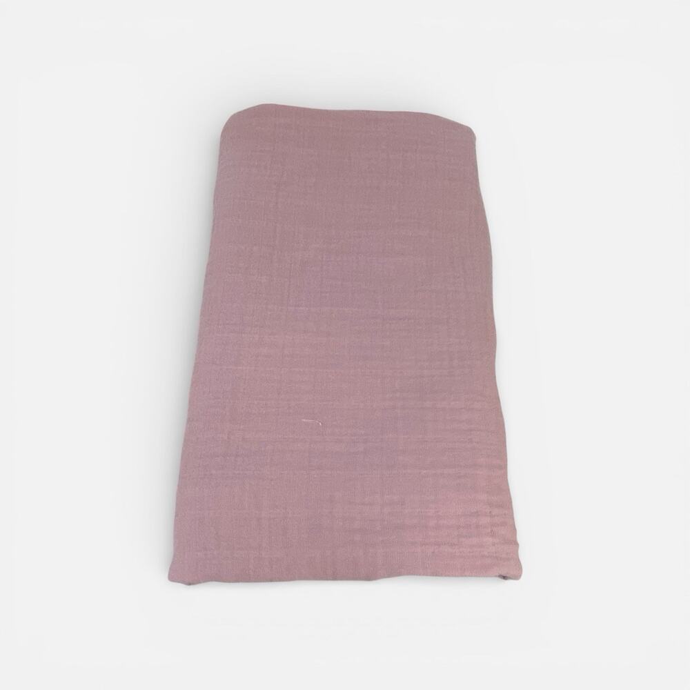 LifeTree Baby Swaddle Blanket Purple Muslin Swaddle Lovey Girls Organic Cotton